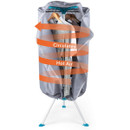 Beldray heated drying pod with cover fitted, illustrating circulating hot air technology for quicker laundry drying.