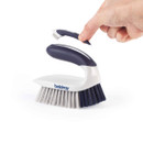 Beldray Scrape and Scrub cleaning brush with detachable precision tool removed from the handle for targeted cleaning tasks.