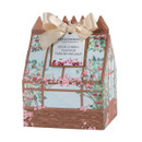 Meadowbrook Sour Cherry Turkish Delight gift box in a decorative greenhouse presentation with a satin ribbon, featuring traditional sour cherry flavoured Turkish delight, perfect for gifting or sharing.