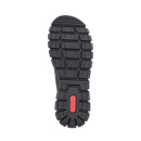 Close-up of the Rieker lightweight rubber outsole with flexible tread pattern for reliable grip and everyday comfort.