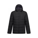 Front view of the Regatta men's padded jacket in Black on a white background.