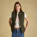 Front styling shot showing the waistcoat worn open for an easy layered look.