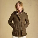 Front styling shot highlighting the structured fit, stand collar and utility-inspired pockets.