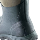 Close-up of the black shaft and sole of the Grubs BEARLINE 8.5 GREEN boot, showing textured surface details.