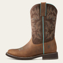 Ariat Women's Delilah Round Toe Western Boots - Distressed Brown