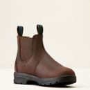 Ariat Cooper Brunette brown Chelsea boots with elastic side panels and pull tabs.
