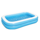 Bestway Jumbo Family Paddling Pool - 262cm x 175cm x 51cm