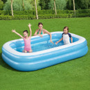 Bestway Jumbo Family Paddling Pool - 262cm x 175cm x 51cm