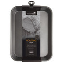 MasterClass 33cm non-stick roasting pan with deep sides and durable rectangular design for roasting meat, vegetables and potatoes.
