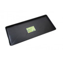 Garland Giant Gravel Tray in black with a large rectangular ribbed base for holding pots, gravel and gardening supplies.