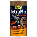 TetraMin Tropical Fish Flakes 250ml fish food with natural ingredients, formulated to support healthy tropical fish and clear aquarium water.