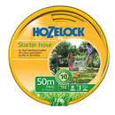 Hozelock Starter 50m garden hose coil designed for general garden watering, with a 10-year guarantee.