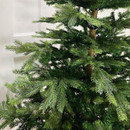 Full artificial Christmas tree foliage showcasing dense branch coverage and lifelike evergreen needle detail for a natural festive appearance.