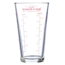 Mason Cash clear measuring glass with red measurement markings on a white background