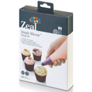 Zeal Simply Silicone piping set in retail packaging, designed for piping icing and creating decorative cake and cupcake finishes.