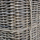 Medium Rectangular Log Basket On Wheels