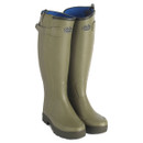 Le Chameau Women's Chasseur Neoprene Lined Wellington Boots - Vert Vierzon