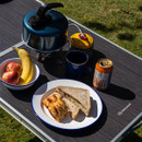 Highlander Vintage Enamel Camping Plate, White - 28cm