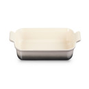 Le Creuset Stoneware Deep Rectangular Dish, Flint - 26cm