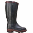 Side view of a  Bronze Aigle Parcours Wellington Boot