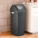 Simplehuman 60 Litre Swing Lid Bin - Grey