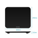 Salter Phantom LED Digital Bathroom Scales - Black