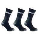 JCB Black Work Socks - Pack of 3