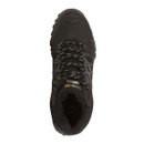 A black walking boot