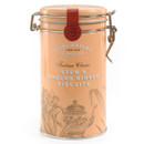 A kilner style tin with biscuits inside