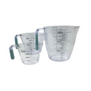 Pendeford Soft Grip Measuring Jugs - Set of 3