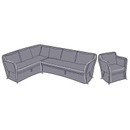 Hartman Dubai Rectangular Corner Sofa & Chair Cover