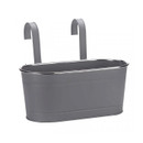Smart Garden Fence & Balcony Hanging Planter - Slate Grey