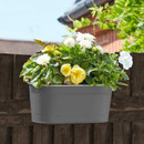 Smart Garden Fence & Balcony Hanging Planter - Slate Grey