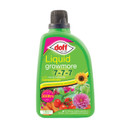 Doff Liquid Growmore 7-7-7 plant feed bottle, shown on a white background.