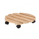 Smart Garden Wooden Pot Caddy - 30cm