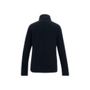 Back view of the navy Regatta half-zip fleece showing the plain back and high collar.