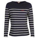 Barbour Womens Bradley Top  Navy Cloud