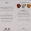 The back of the tin showing information for the biscuits