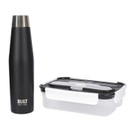 Built Apex Water Bottle & Bento Lunch Box Set  - Black