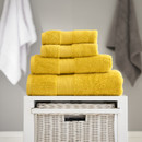 Bliss Pima Cotton Supersoft Face Cloth - Mustard