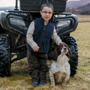 Hoggs of Fife Junior Struther Waterproof Trousers - Green