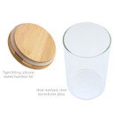 Apollo Glass Canister with Wooden Lid - 1L
