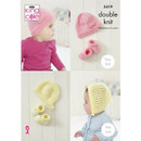King Cole Baby Hats and Bootees Knitting Pattern