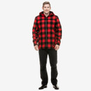 Swanndri Men's Hudson Wool Hoody - Red/Black Check