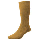 HJ Hall Men's Original Wool Rich Softop Socks - Bracken