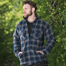 Fort Workwear Men's 126 Portman Fleece Shacket - Navy Check