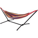 Multi Stripe Hammock with Stand