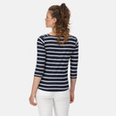 Regatta Women's Polexia Top - Navy White Stripe