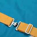 Cross surcingle fastenings on Shires Tempest Original turnout rug showing secure fit