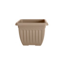 Whitefurze Athens Square Planter, 30cm - Taupe